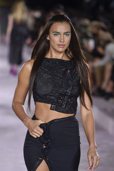 irina shayk for versace|irina shayk versace fashion.